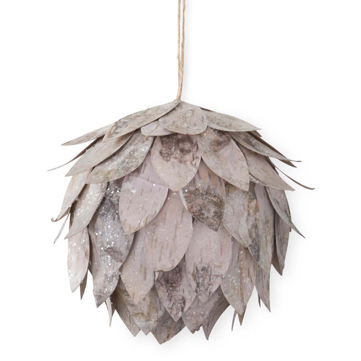 Glittered Wood Artichoke