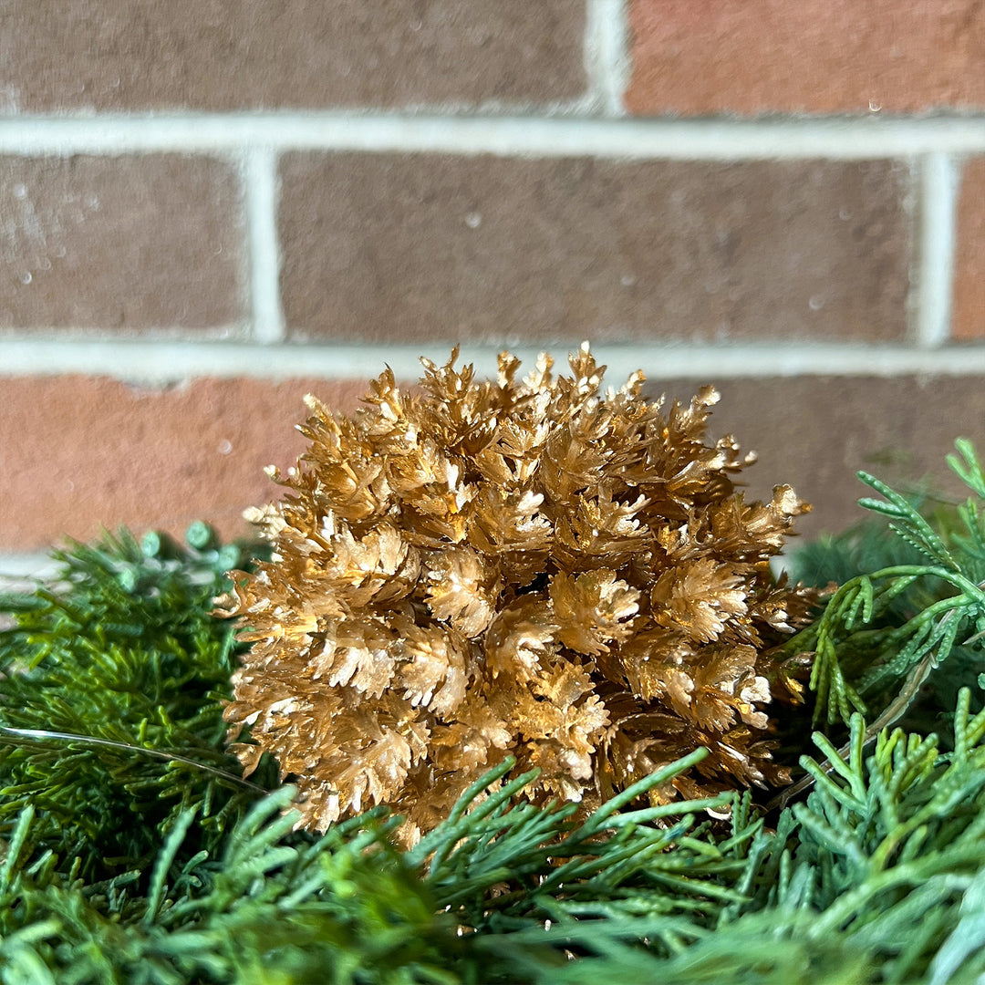 Leaf Round Ornament