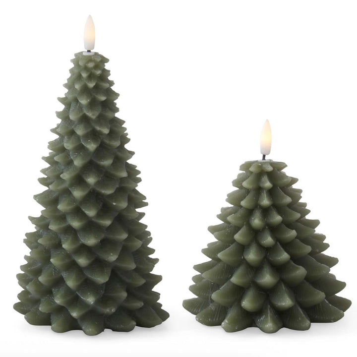 Green LED Christmas Tree Candle