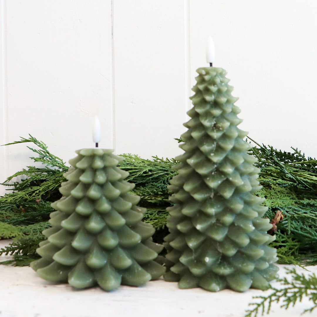 Green LED Christmas Tree Candle