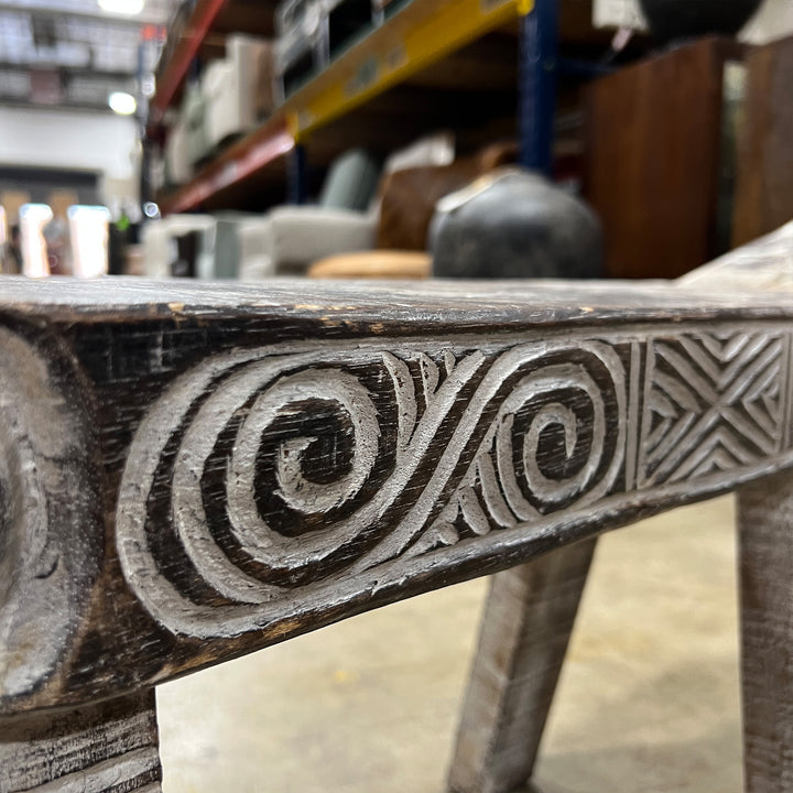 Vintage Alligator Bench