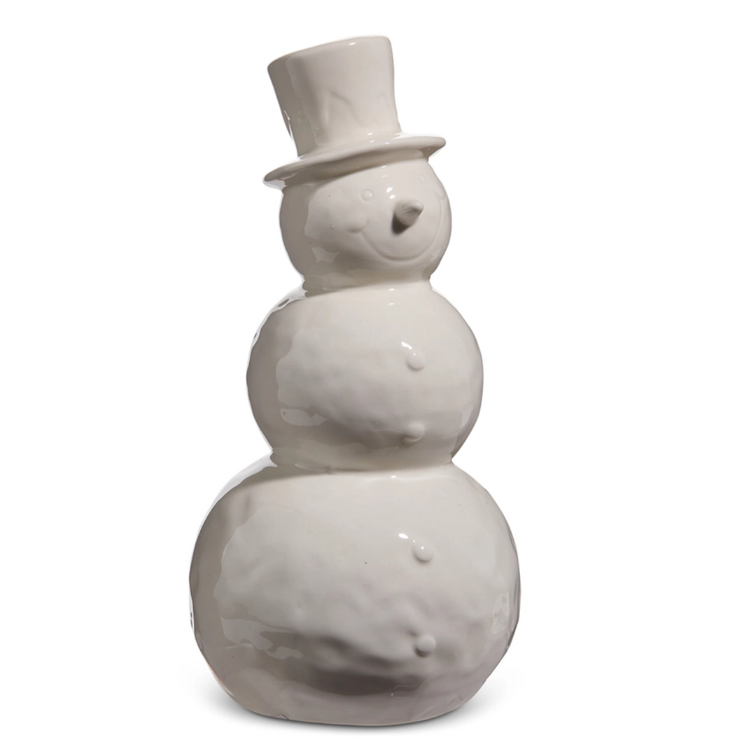White Glazed Snowman