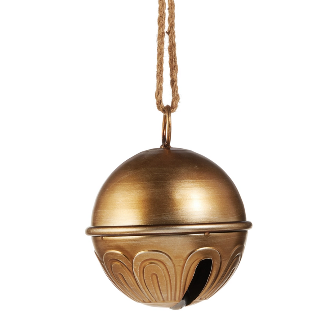 7" Gold Sleigh Bell