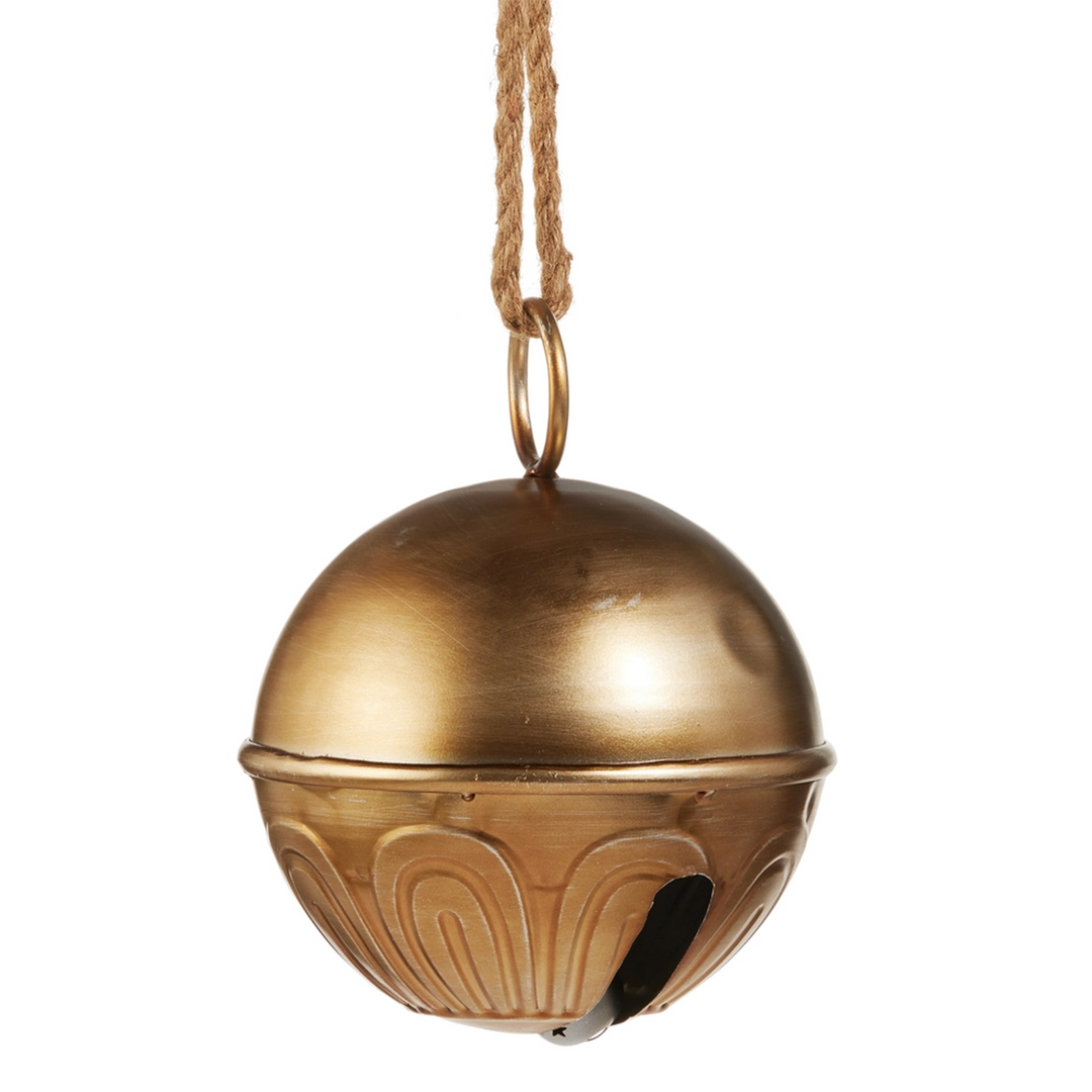 8" Gold Sleigh Bell