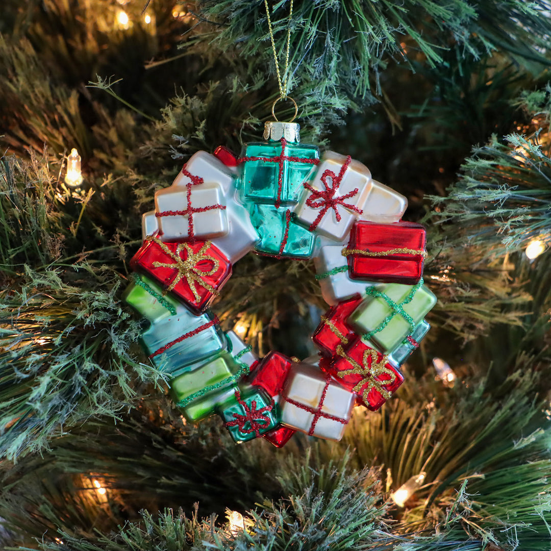Package Wreath Ornament