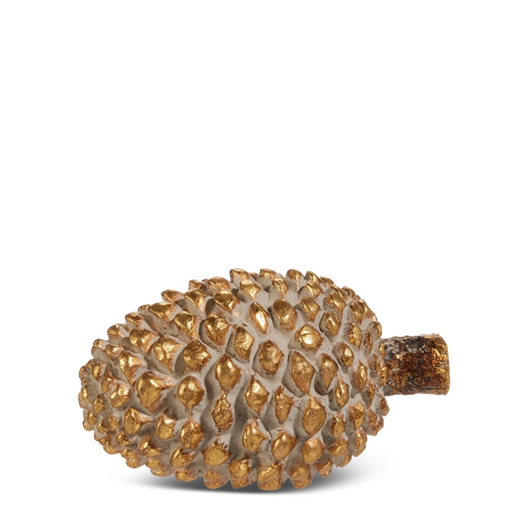 4.5" Gilded Pinecone
