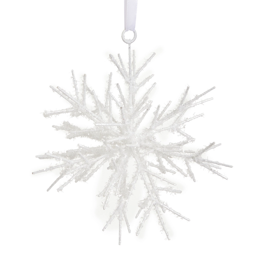 Icy Snowflake Ornament