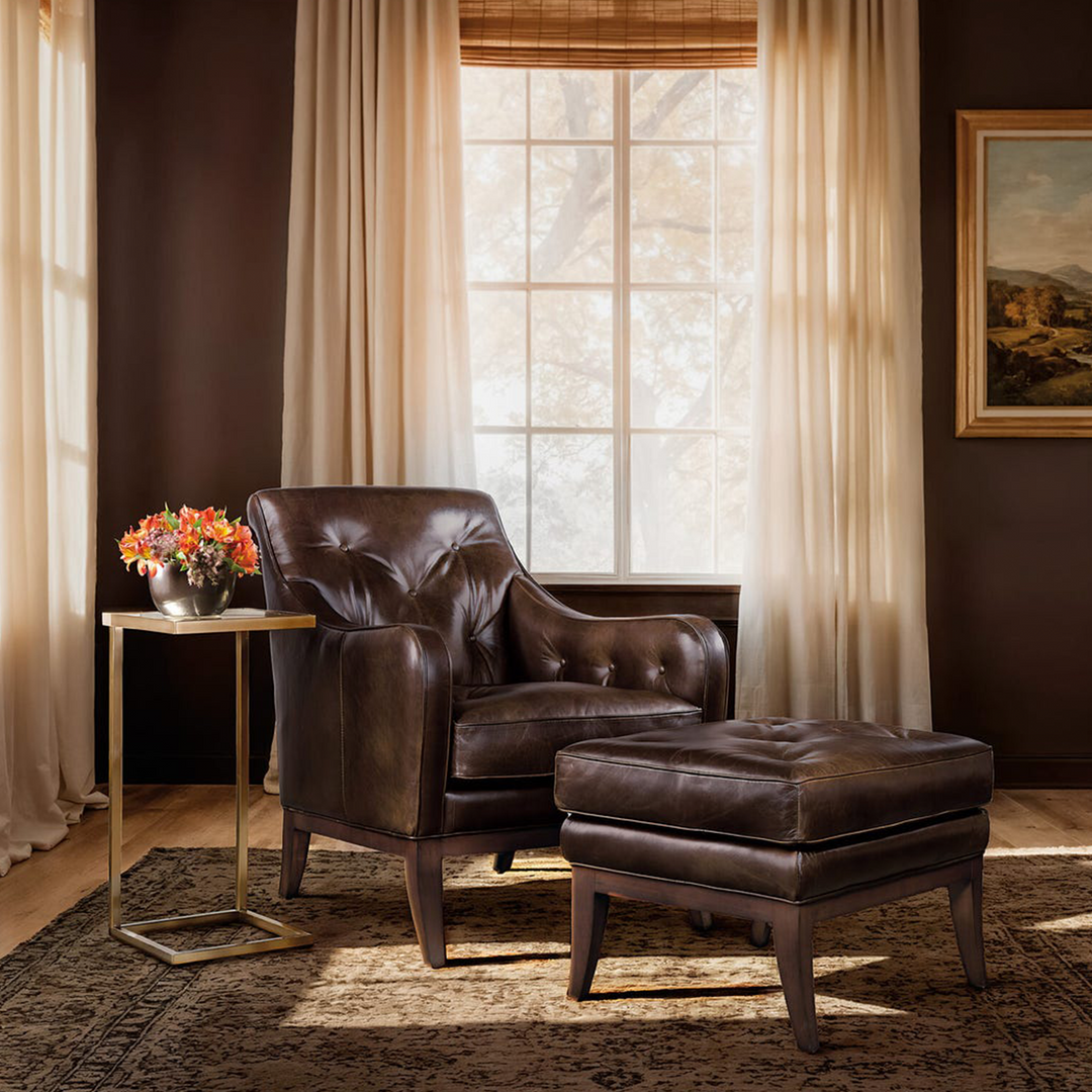 Belvedere Tufted Chair & Ottoman