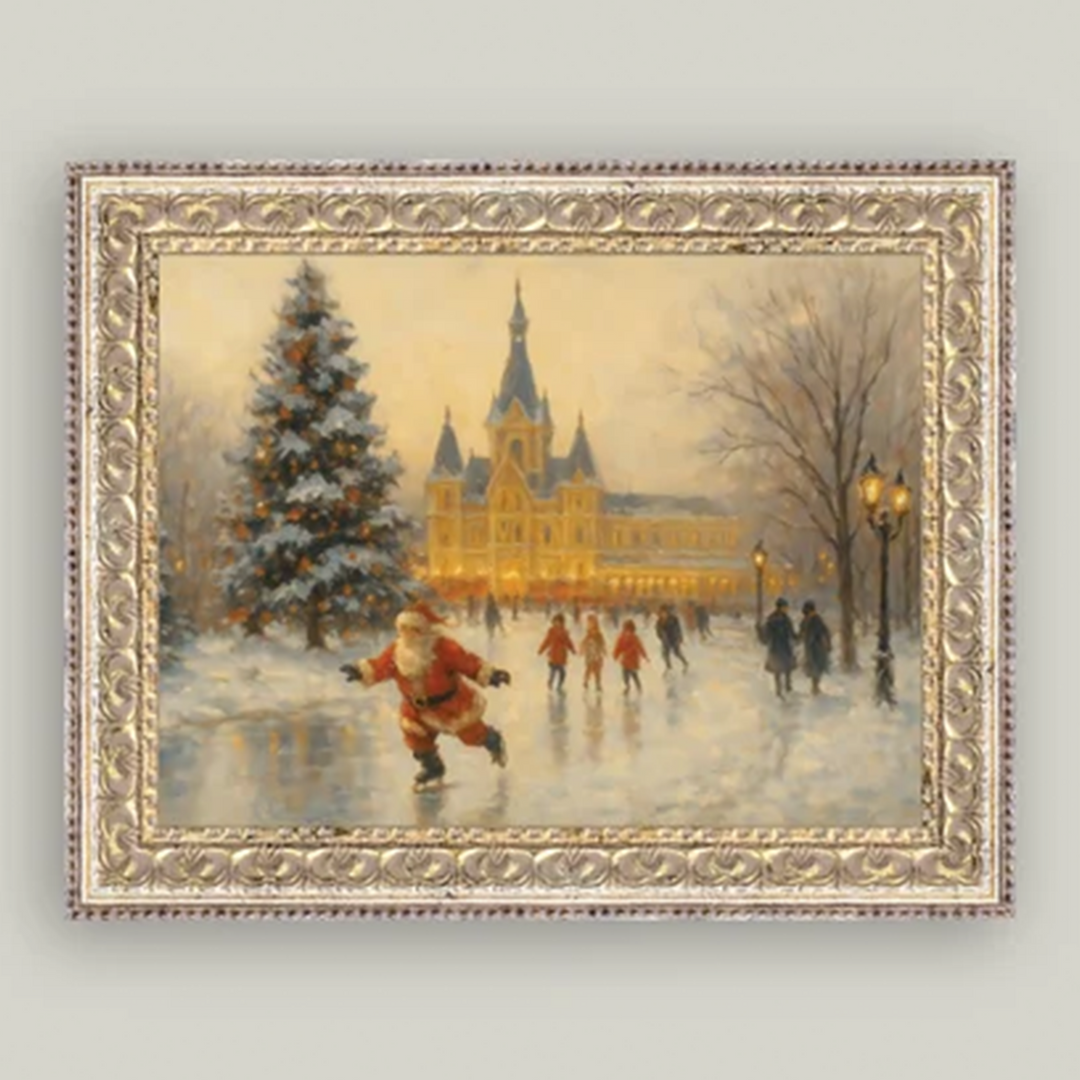 Skating Santa