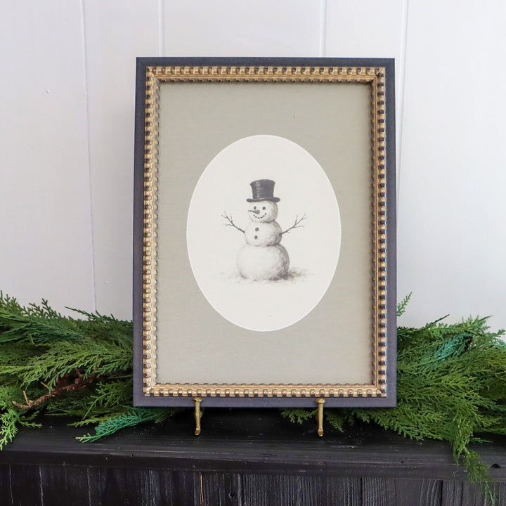Oval Snowman