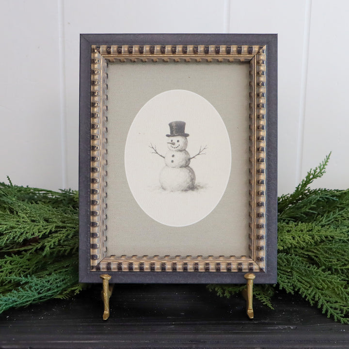 Oval Snowman