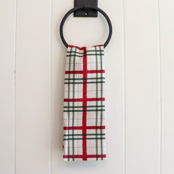 Ribbon Plaid Mini Tea Towel