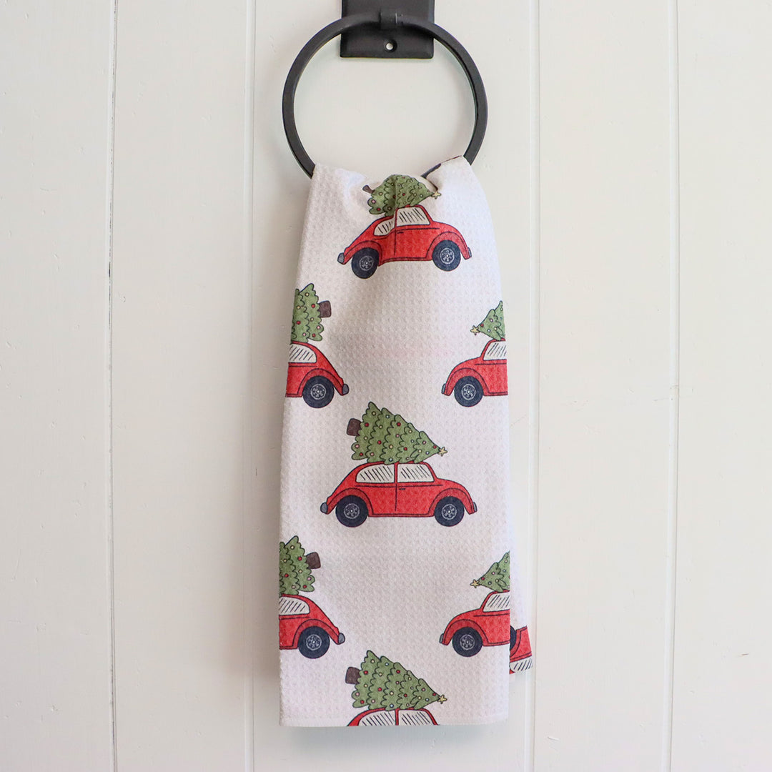 Merry Miles Tea Towel