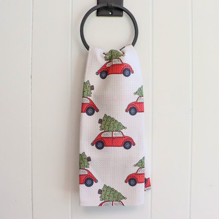 Merry Miles Tea Towel