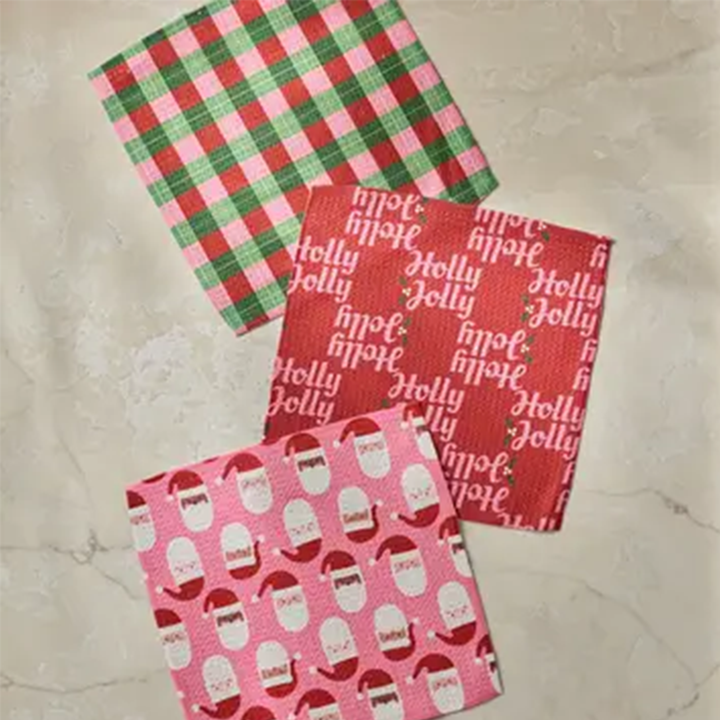 Holly Jolly Dishcloth Set