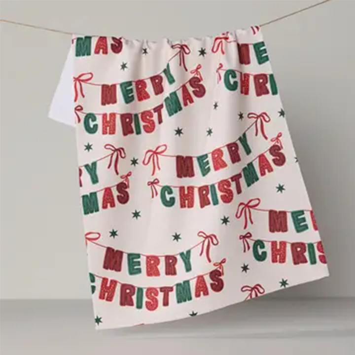Christmas Banner Tea Towel