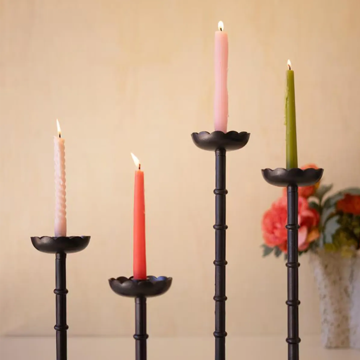 Cast Aluminum Taper Candle Holder