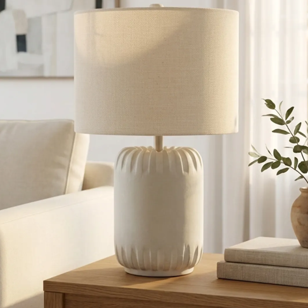 Hunter Ivory Lamp