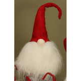 Plush Sitting Gnome Santa