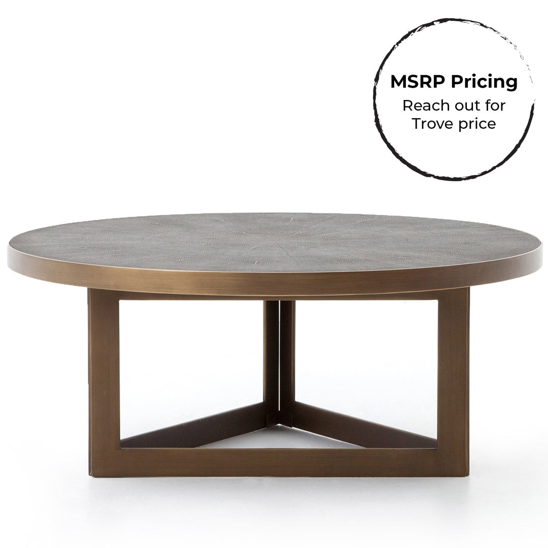 Shagreen 38" Coffee Table