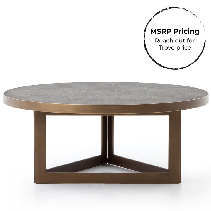 Shagreen 38" Coffee Table