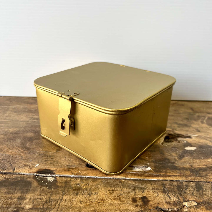Square Brass Box - Large