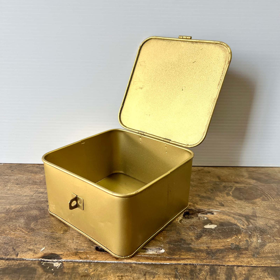 Square Brass Box - Large