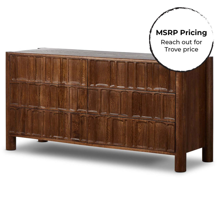 Ezri 70" 6 Drawer Dresser