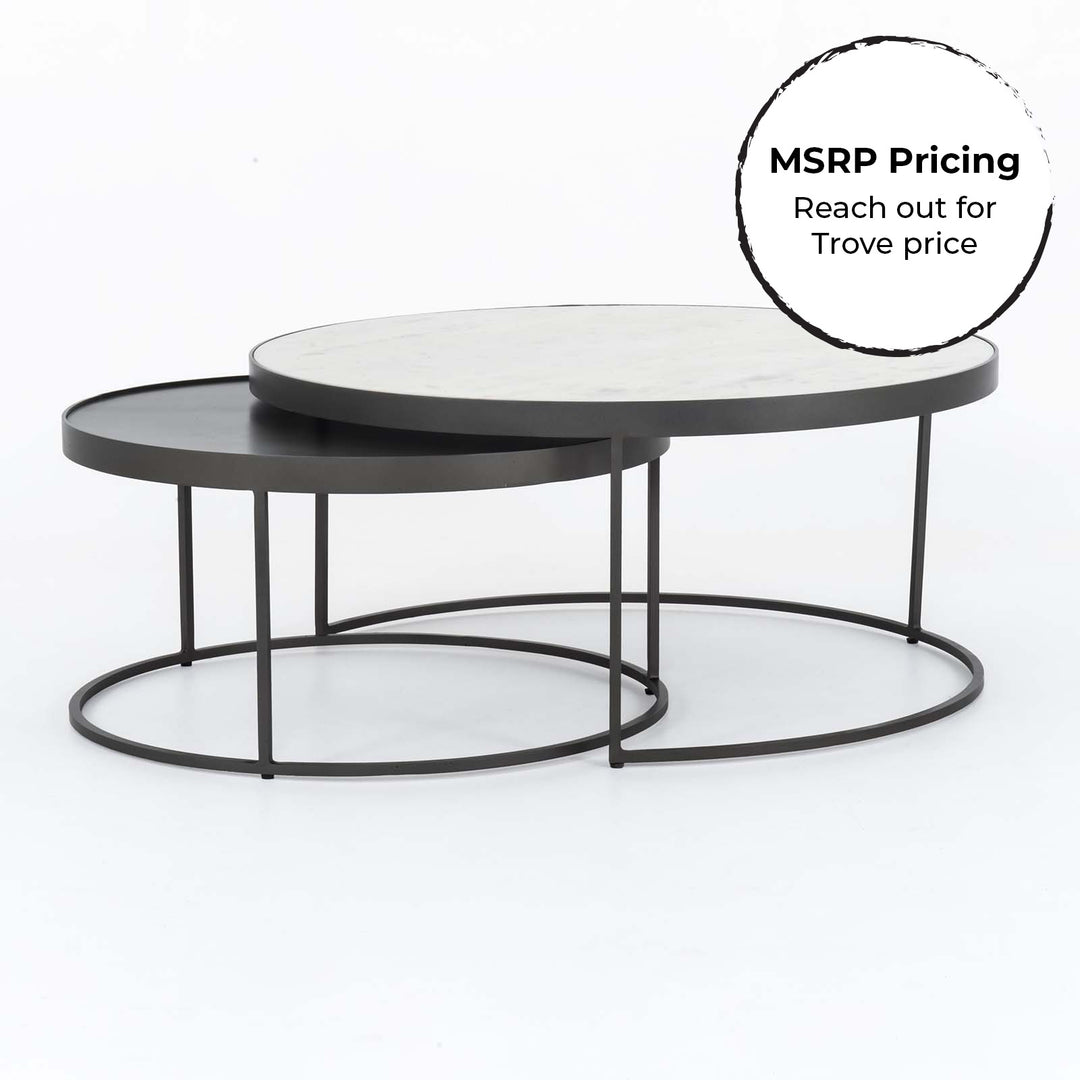 Evie 36" Nesting Cocktail Table