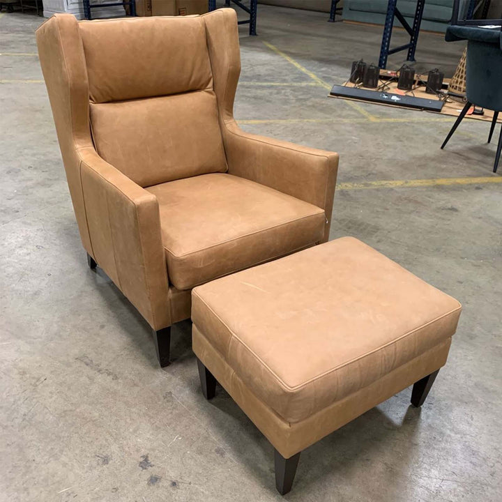 Arbor Wing Chair with Ottoman