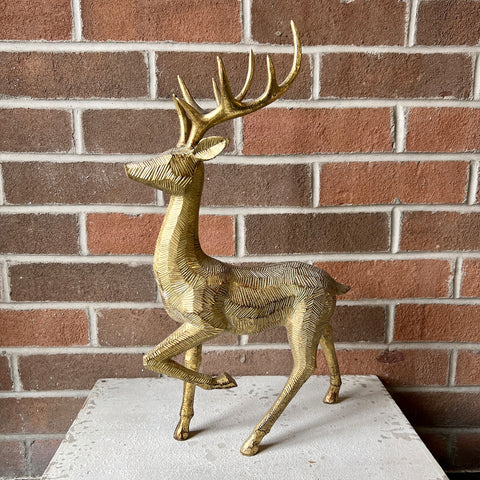 Standing Gold Deer