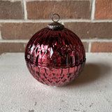 Red Ornament Candle - Balsam & Cedar