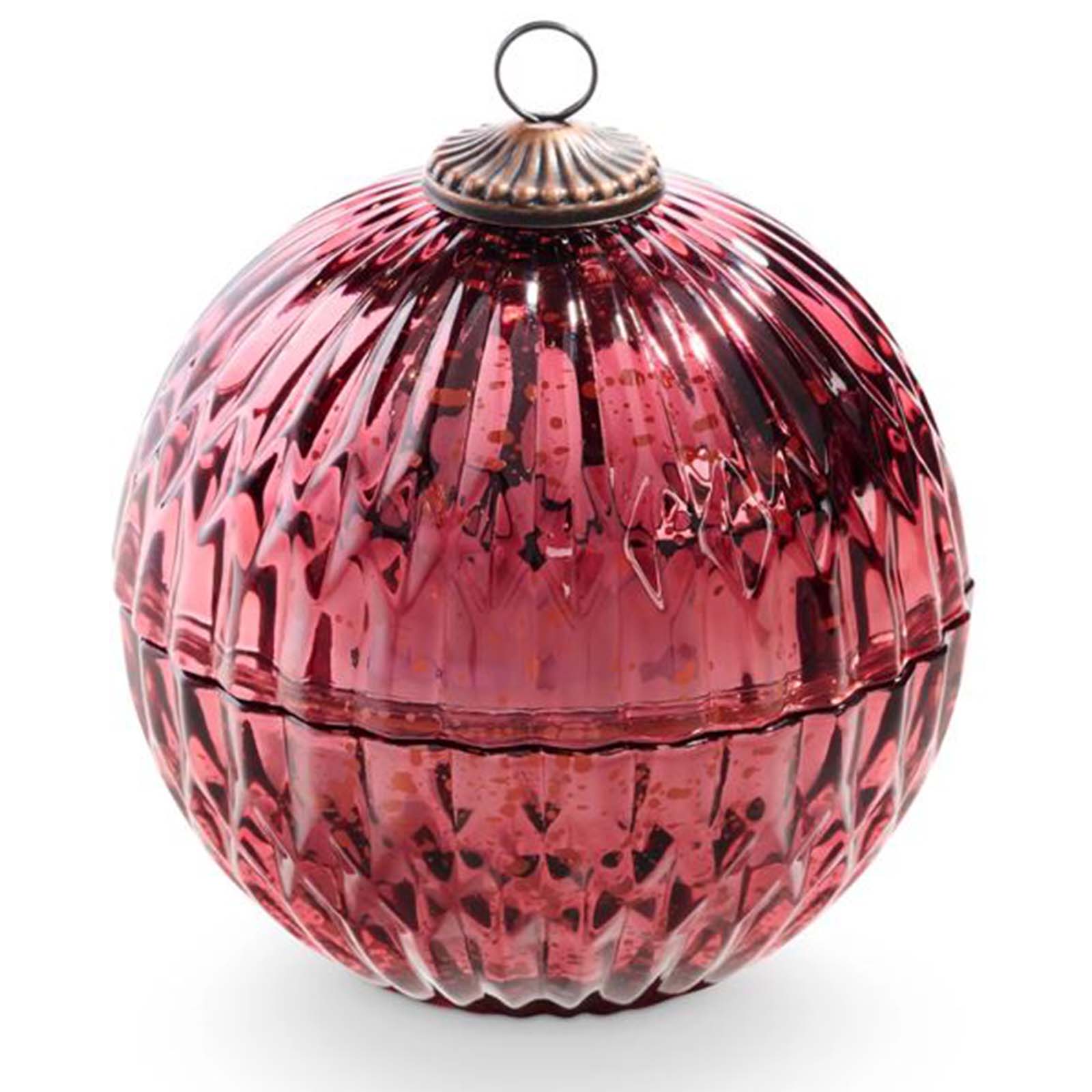 Red Ornament Candle - Balsam & Cedar