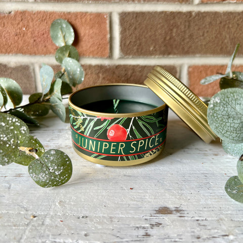 Tin Candle - Juniper Spice