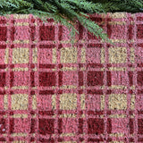 Red & Pink Plaid Doormat