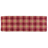 Red & Pink Plaid Doormat