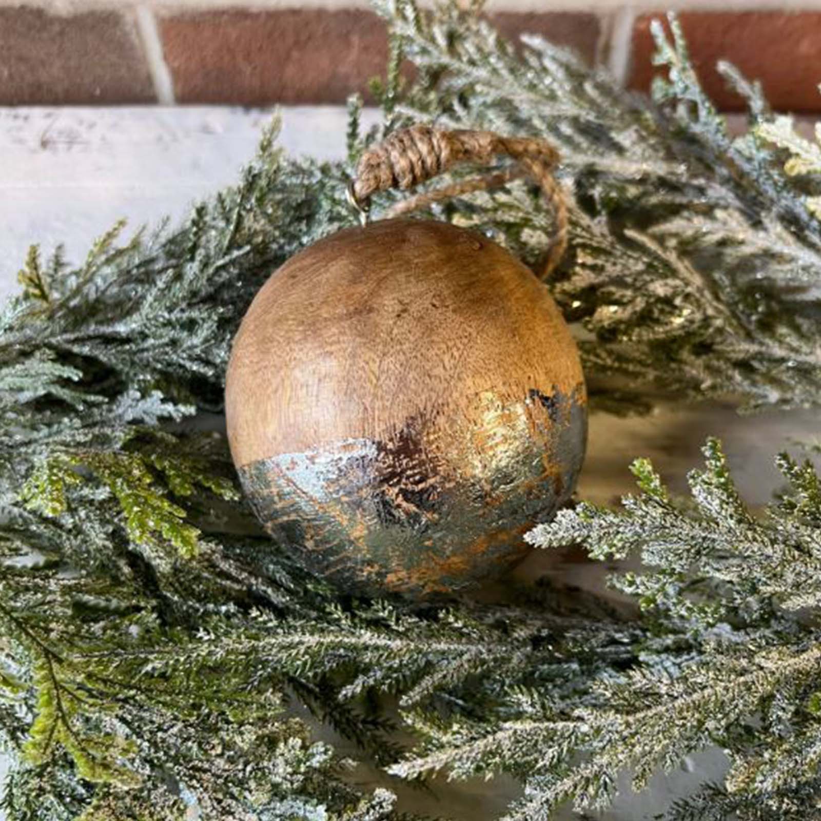 Wood Ball Ornament Trove Warehouse
