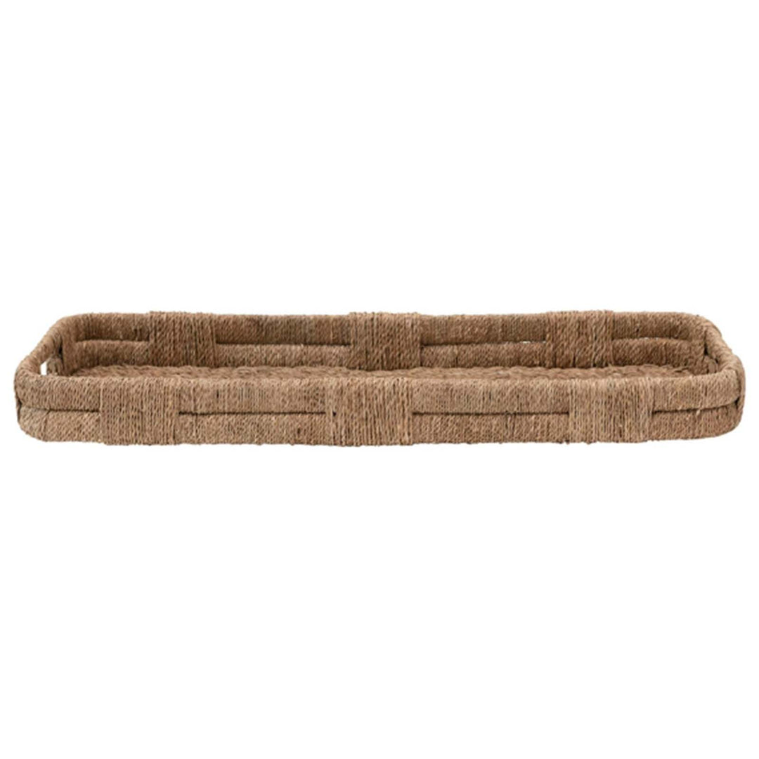 Hand Woven Tray with Handle