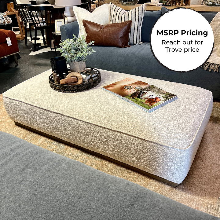 Sinclair 65" Cocktail Ottoman