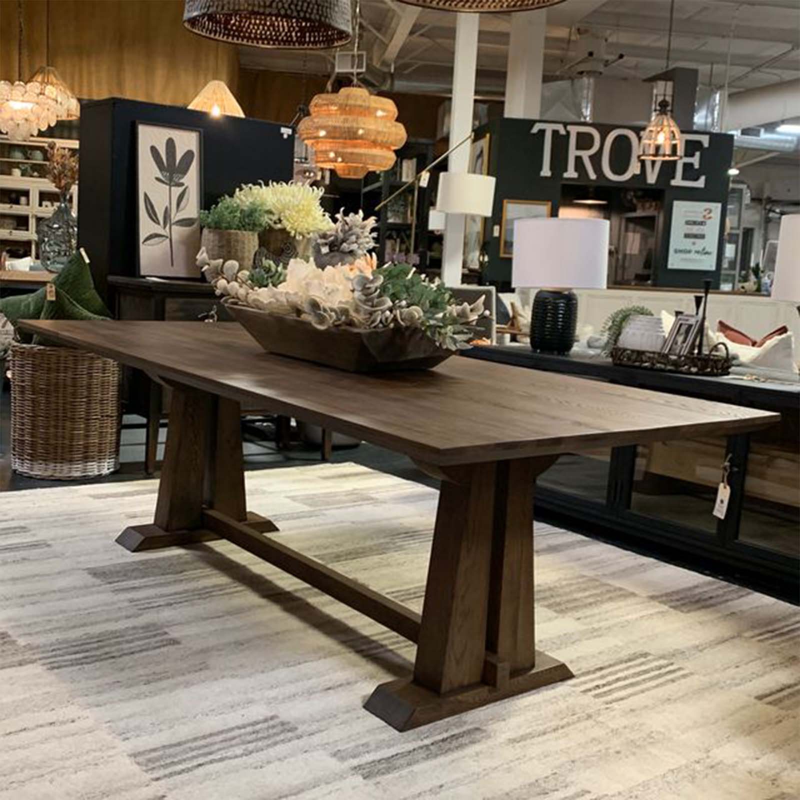 Ashwin 96" Dining Table – Trove Warehouse