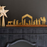 Brass Table Top Nativity