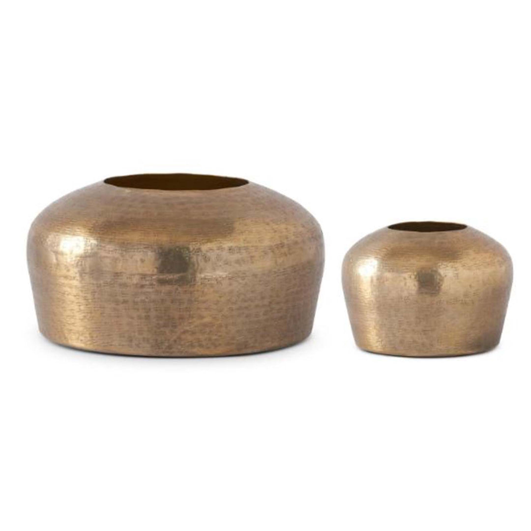 Gold Rust Vase Textured Gold Vase – Trove Warehouse