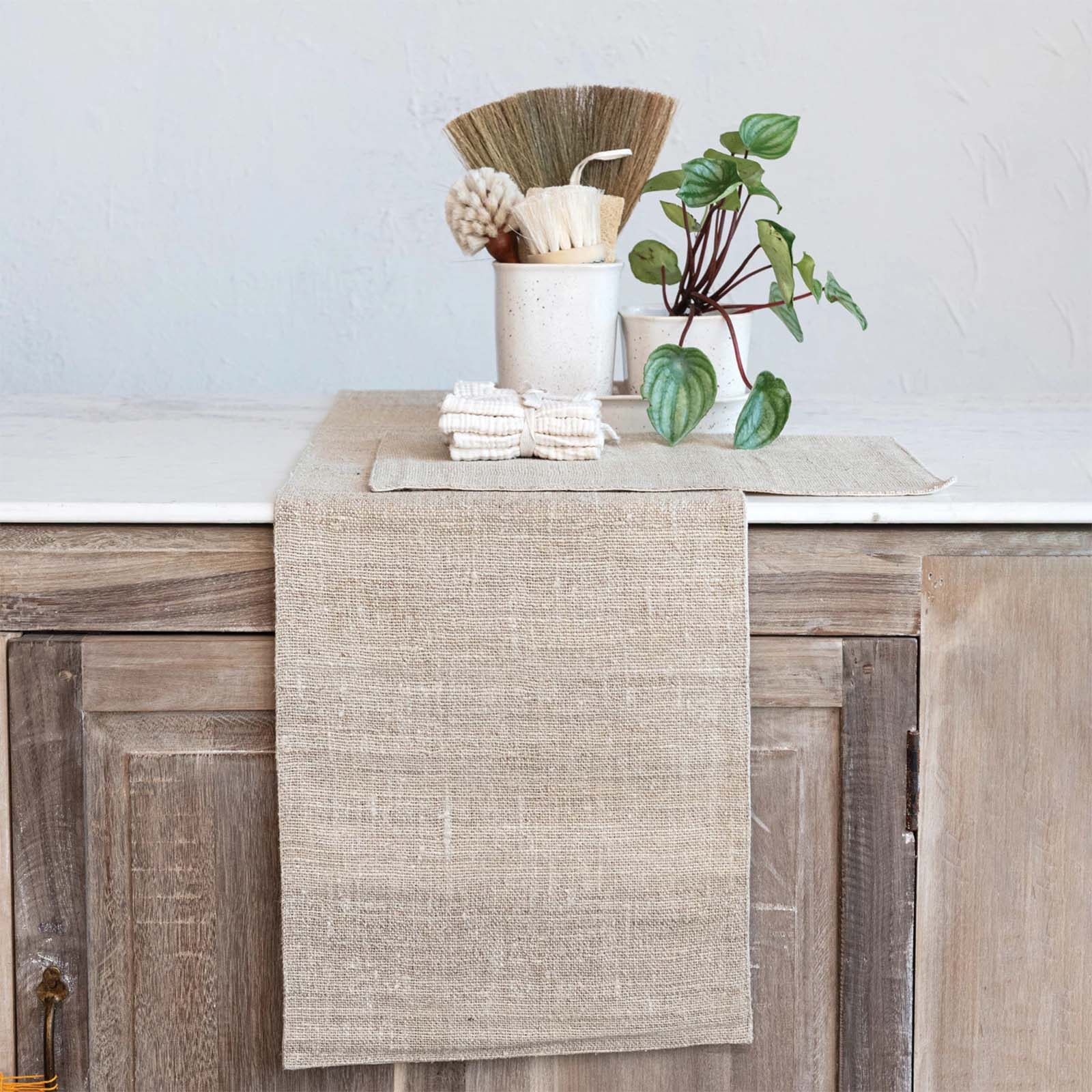 Natural Hemp Table Runner