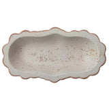 Scalloped Cream Platter