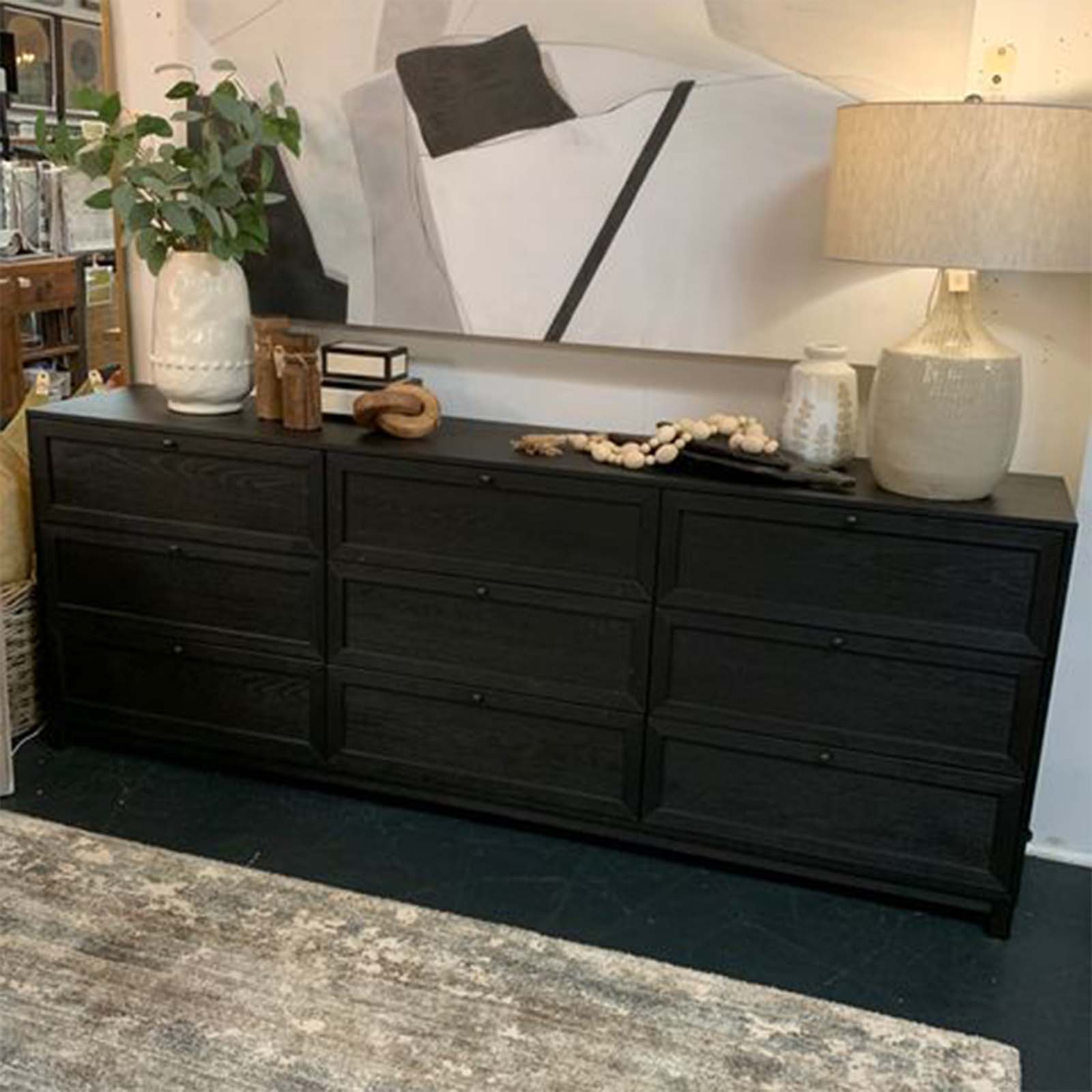 Four Hands Millie 9 Drawer Dresser- Black Four Hands Millie 9 Drawer Dresser- Black