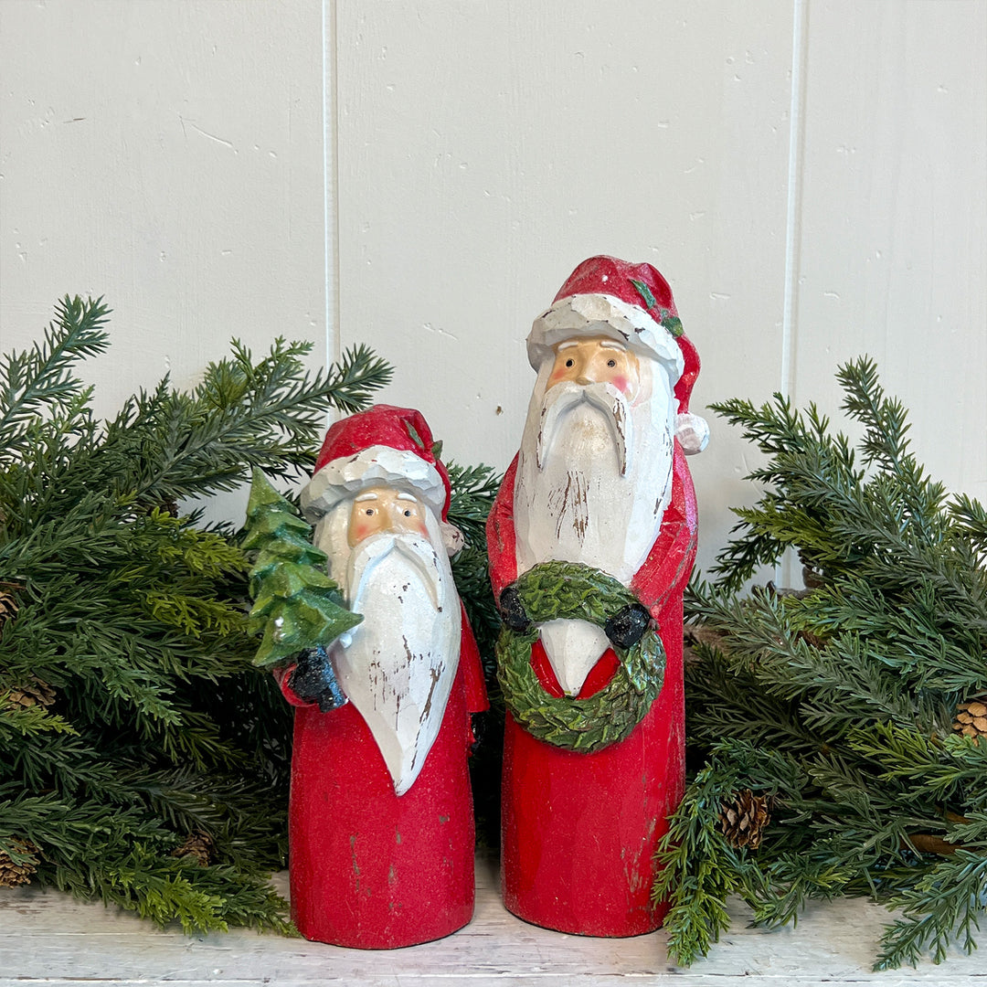 Carved Santas