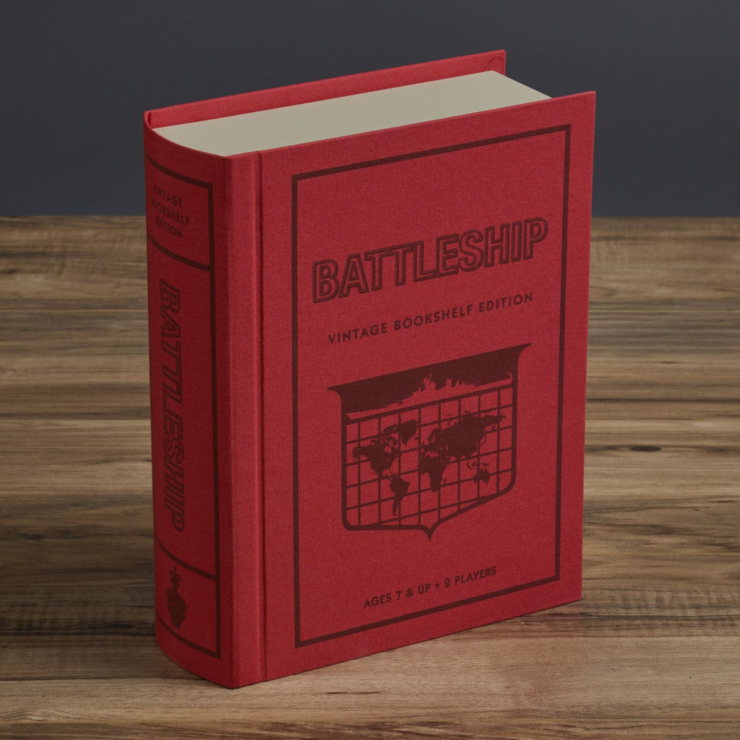 Vintage Bookshelf Board Game - Battleship