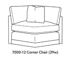 Big Easy Sectional - Modular - Foxcroft Charcoal (Winnie & Co/Corts)