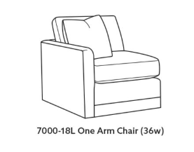 Big Easy Sectional - Modular - Foxcroft Charcoal (Winnie & Co/Corts)