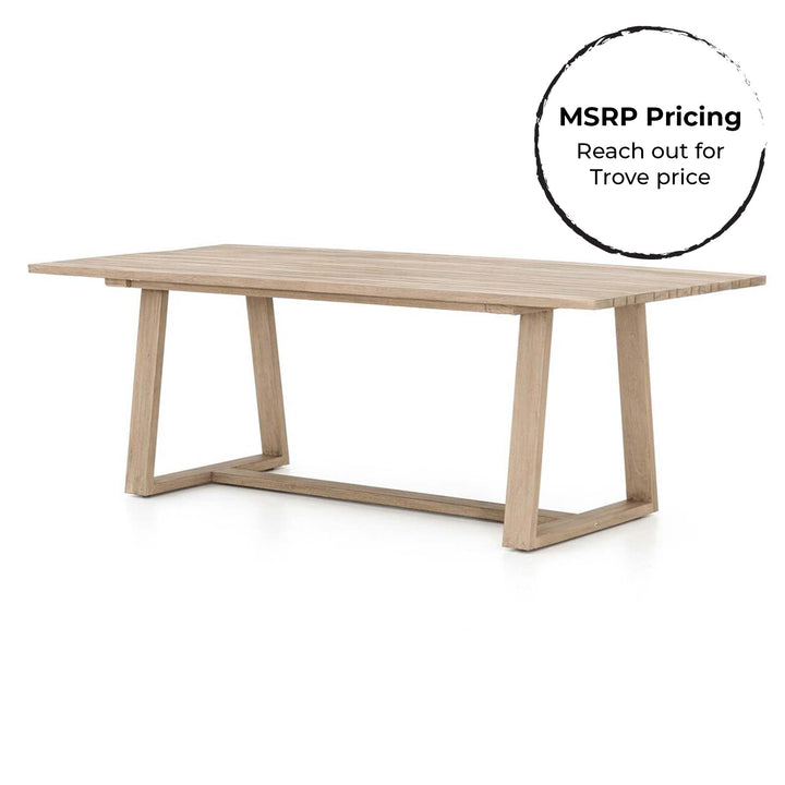 Atherton 86" Outdoor Dining Table